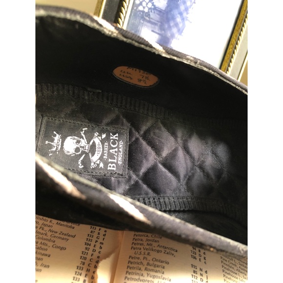 BLACK BAKER-LOGO VELVET SKELETON HEAD-SLIPPER - Picture 15 of 16